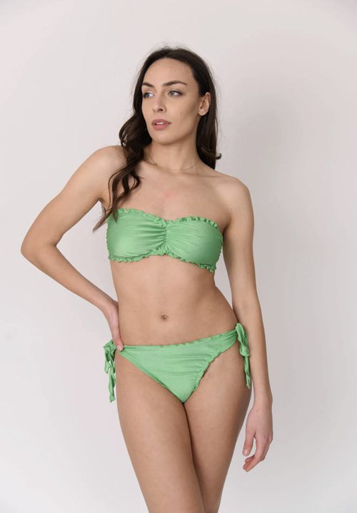 bas de maillot de bain femme paillete forme culotte vert bas de maillots de  bain femme
