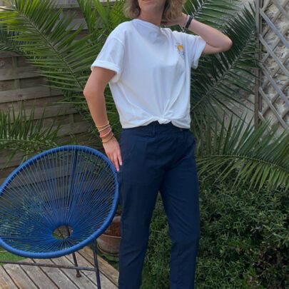 Pantalon bleu marine - Johanna Paris