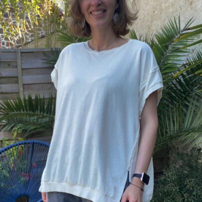 Sweat sans manches éponge Johanna Paris