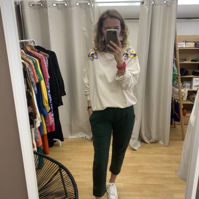 Pantalon vert foncé - Johanna Paris