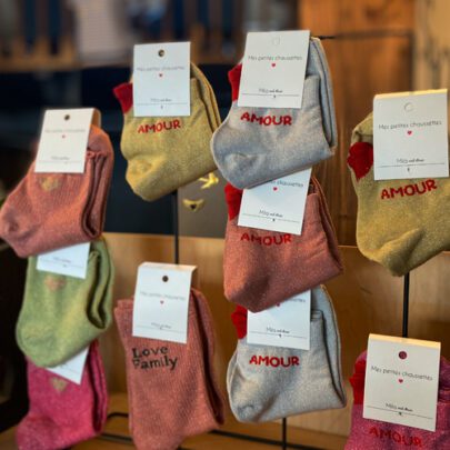 Chaussettes à message
