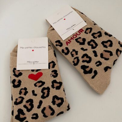 Chaussettes léopard