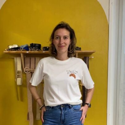 T-shirt imprimé croissant - Johanna Paris