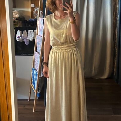Ensemble en lin doré