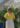 sweat-manches-courtes-JOY-jaune-paillettes-roses
