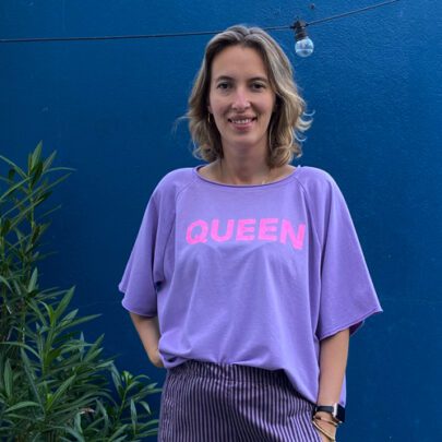 Sweat manches courtes Queen