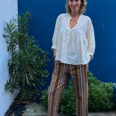 Blouse voile de coton Darlane