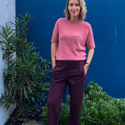 Pantalon Magic Uni - Johanna Paris - Bleu Canard