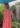 robe-longue-rayures-orange-rose-eponge-the-corner_2
