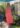 robe-longue-rayures-orange-rose-eponge-the-corner_3