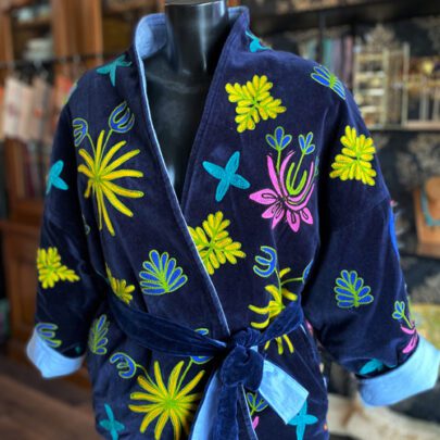 Kimono marine brodé - The Corner
