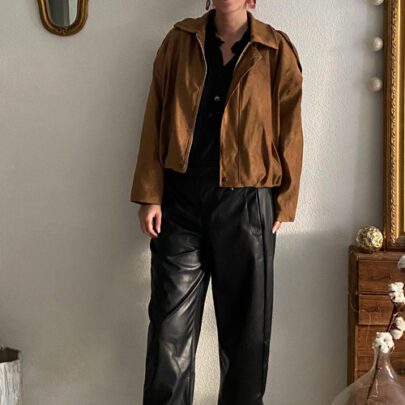 Pantalon Magic similicuir Johanna Paris - Noir