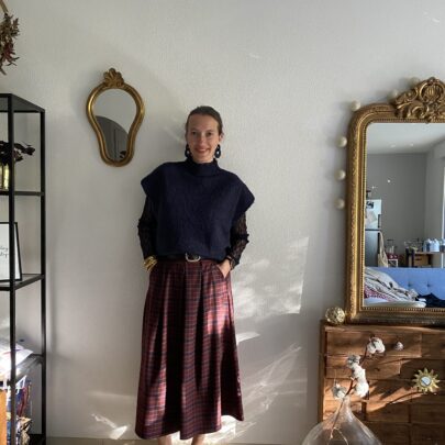 Jupe à carreaux Johanna Paris