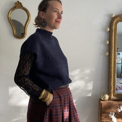 Boucles d'oreilles créoles noires