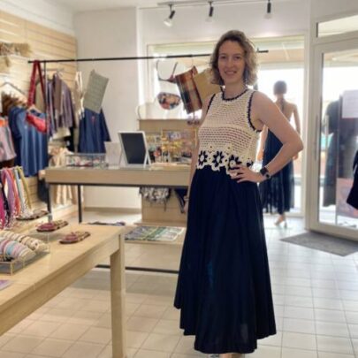 Jupe longue noire Olivia