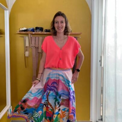 Jupe longue imprimé Havana