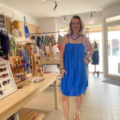 Robe courte fines bretelles Johanna Paris