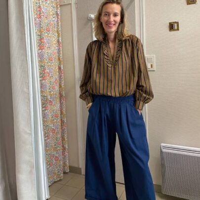 Pantalon magic large bleu - Johanna Paris